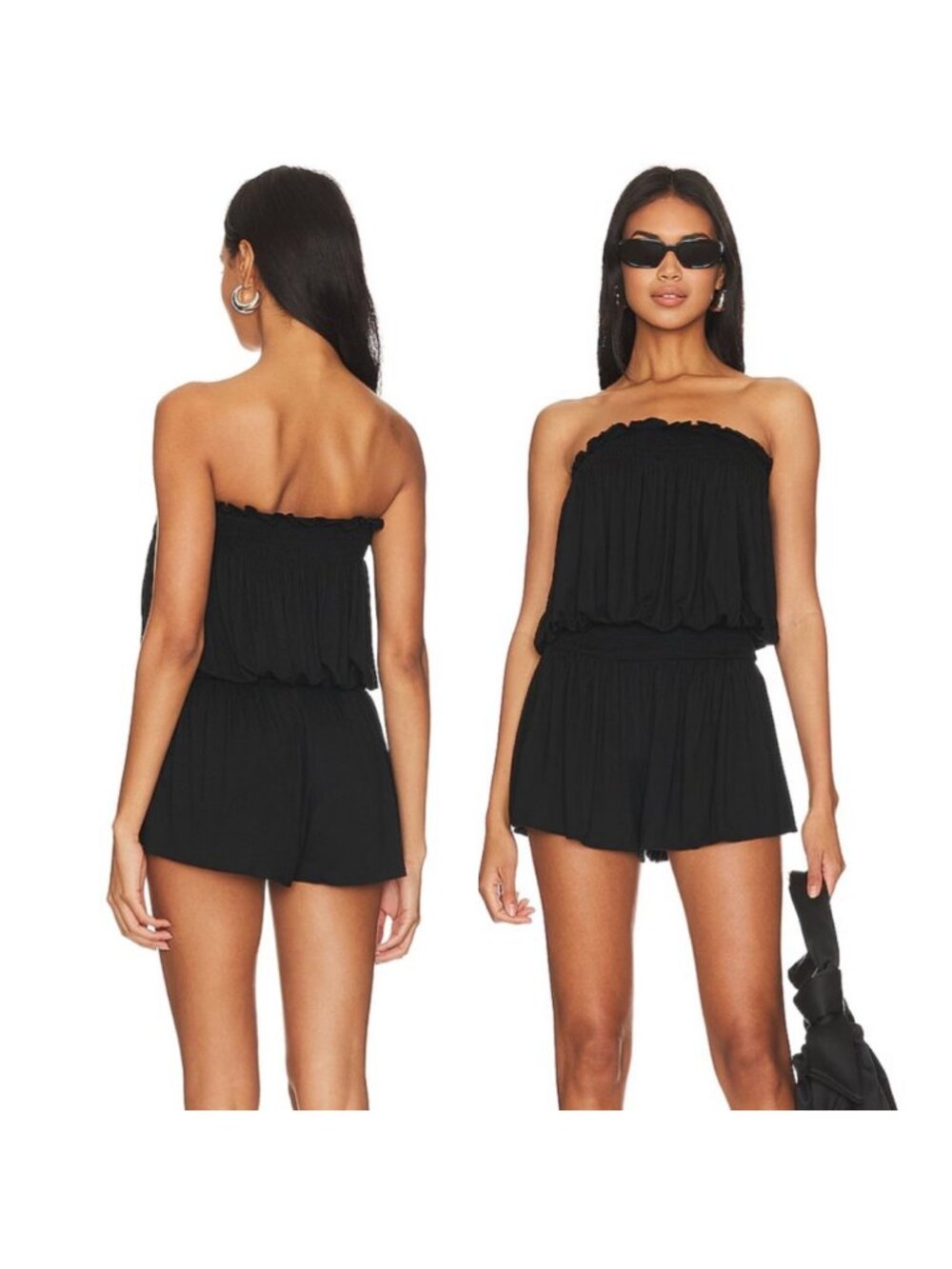 Lovers and Friends Alicia Romper in Black